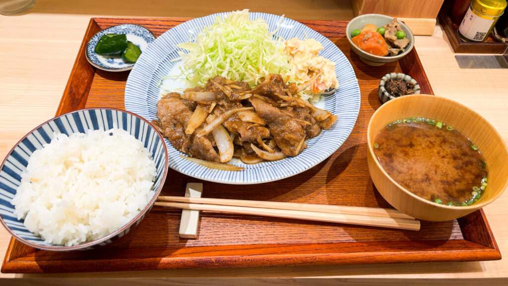 「dancyu食堂」の生姜焼き定食
