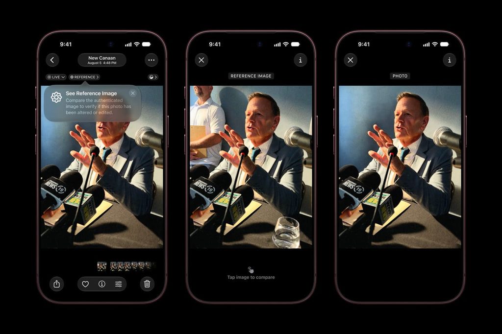 iPhone 18 ProでAppleリファレンス画像と比較
