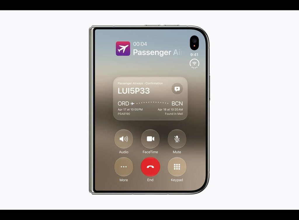 iPhone Duoで通話中に予約番号を先回りして表示する通話のコンテクスト