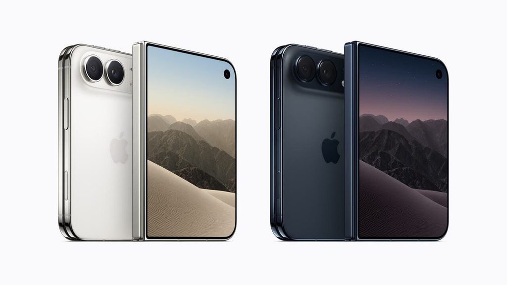 iPhone Duoの2色（スターホワイト／ナイトスカイ）